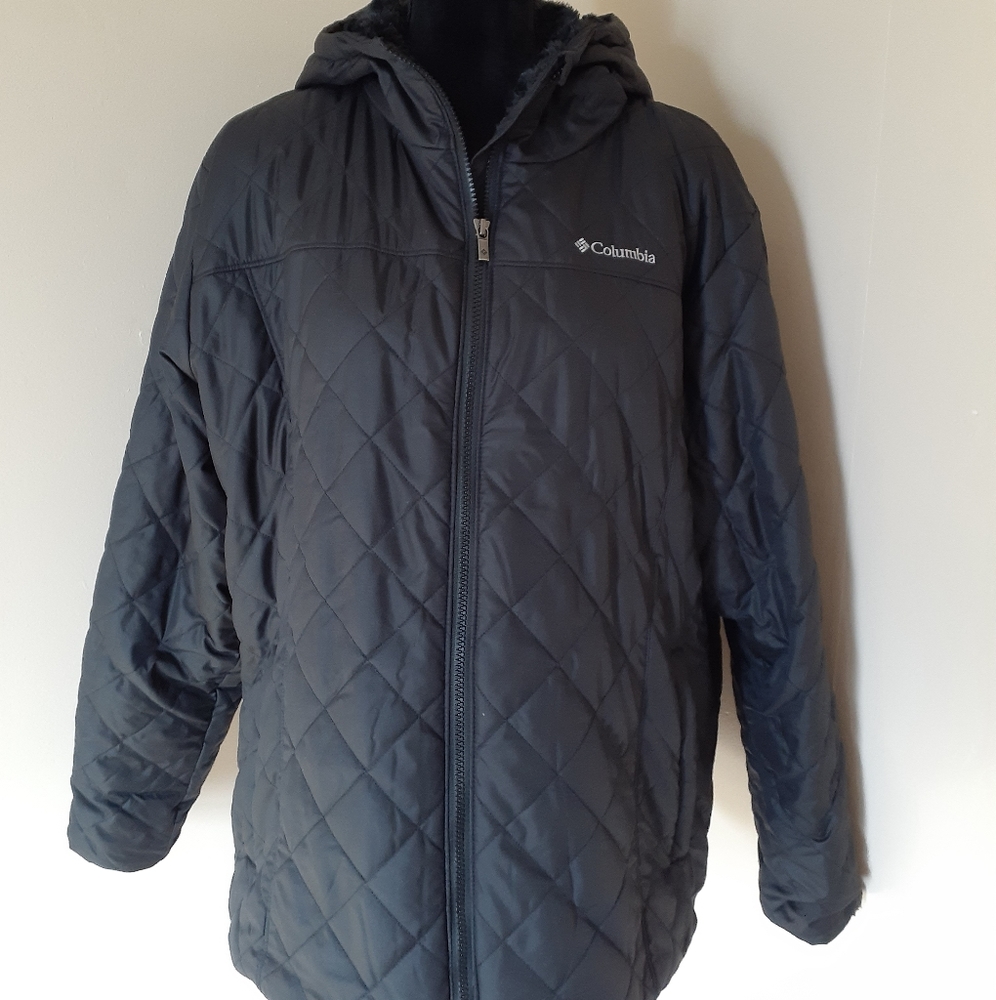 Columbia fur lined winter jacket